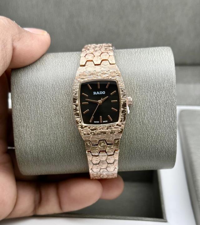 Rado True Square Women Rose Gold