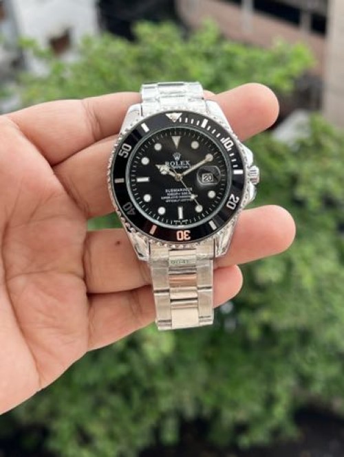 ROLEX SILVER BLACK