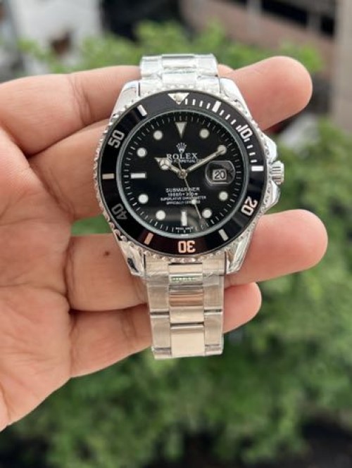 ROLEX SILVER BLACK