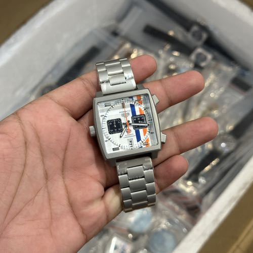 TAG HEUER MONACO X GULF METAL