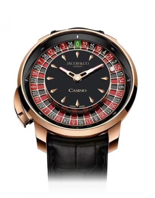 Alternative view of Jacob Co Casino Rose Gold With Free Extra Belt