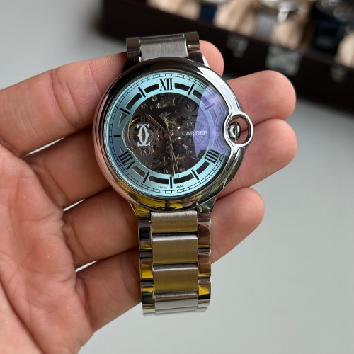 Alternative view of Cartie R Ballon Skeleton Premium Automatic Movement Silver Tiffany