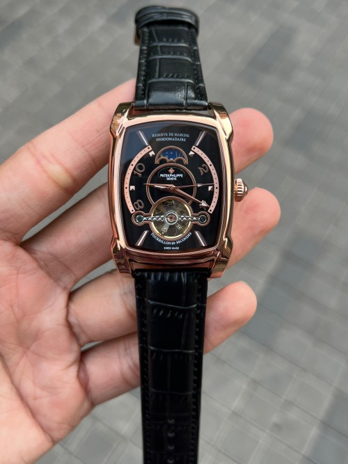 Patek Philipp E Barrel Automatic Rose Black Premium