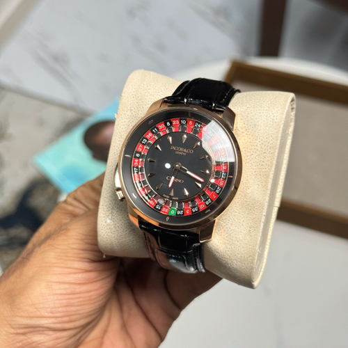 Jacob Co Casino Rose Gold With Free Extra Belt