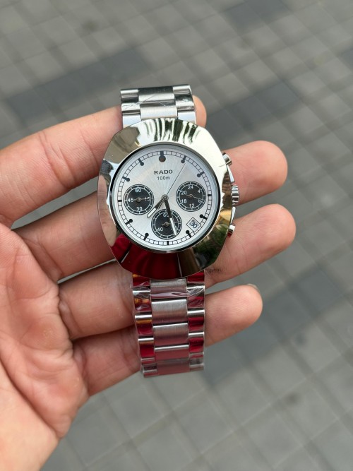 Rad O 100M Chronograph Silver White