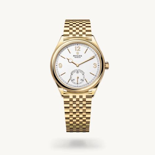 Rolex 1908 Gold White Semi ETA