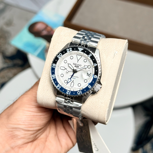 Seiko 5 Sports GMT White Dial