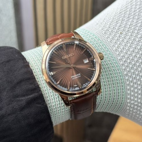 Alternative view of Seiko Presage SRPB46 Automatic Brown
