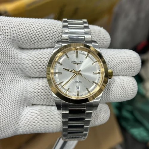 Longines Conquest Automatic White Dial