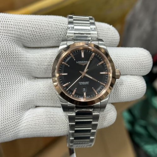 Longines Conquest Automatic Black Dial