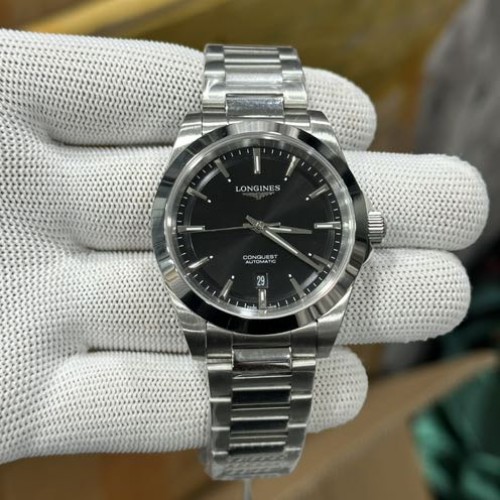 Longines Conquest Automatic Black Dial