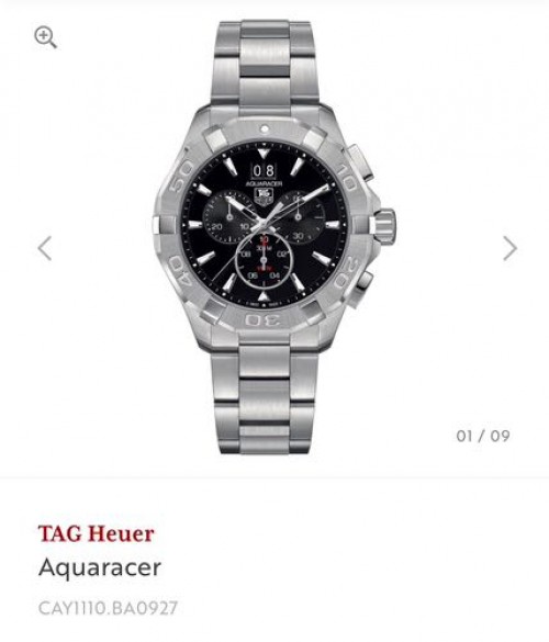 Tag Heuer Aquaracer Chronograph Authentic Store Quality With OG Box