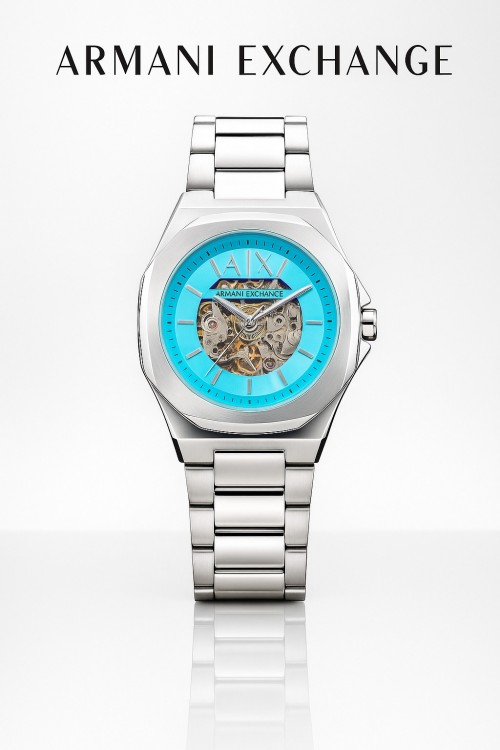 Arman I Exchange Skeleton Square Open Machine Silver Tiffany