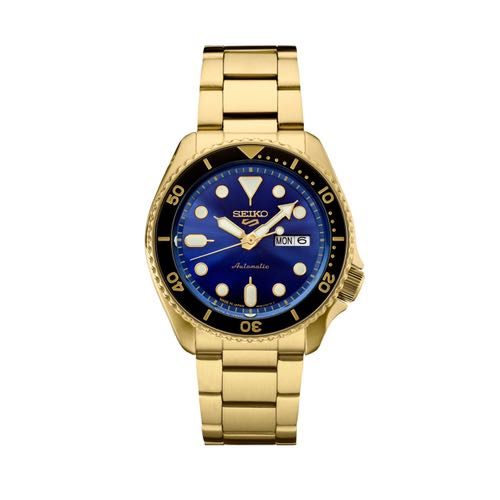 Seiko Sports 5 Gold Blue Limited Edition