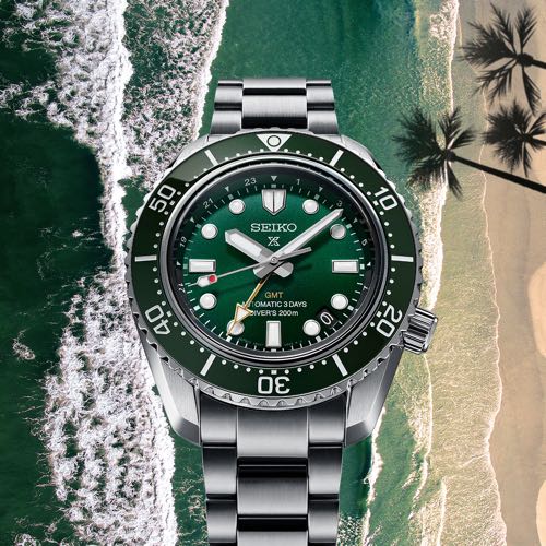 Seiko Prospex Marine Green GMT Authentic Store Quality