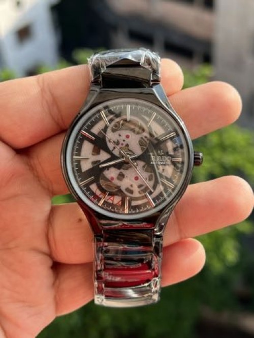 RADO AUTOMATIC BLACK SILVER