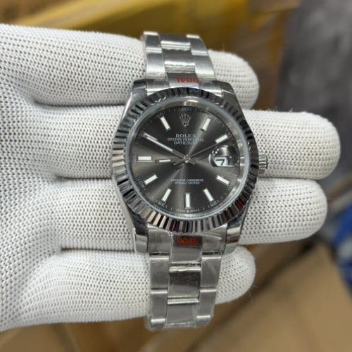 Rolex Date Just Silver