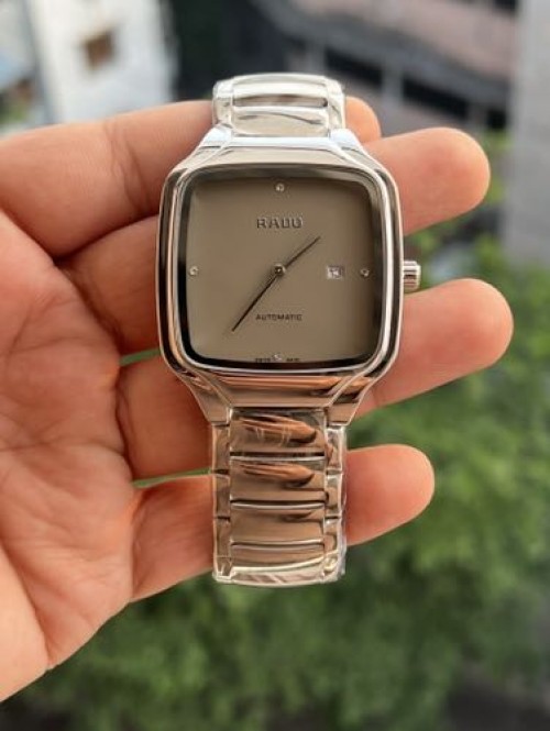 RADO SILVER SQUARE GREY DIAL