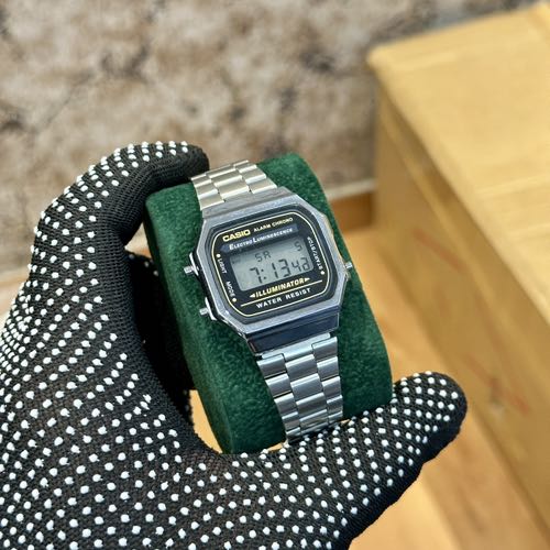 Casio Vintage Digital Silver ( 036 )
