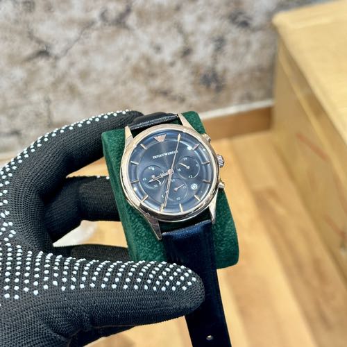 Emporio Armani Chronograph Leather ( 040 )
