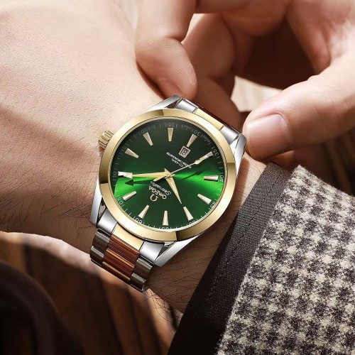 Omeg A Two Tone Green Dial