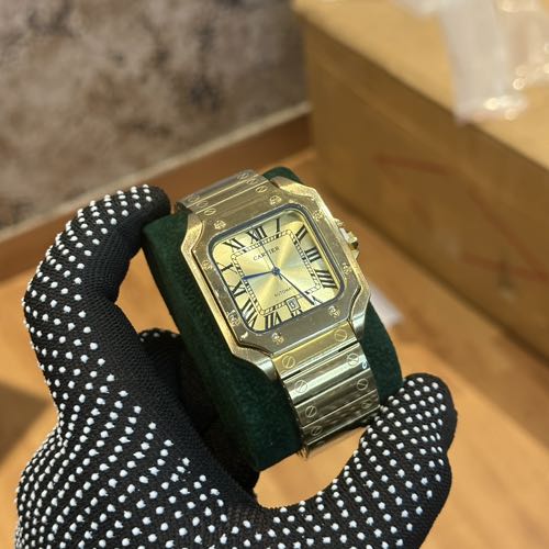 Cartier Santos Gold Men 057