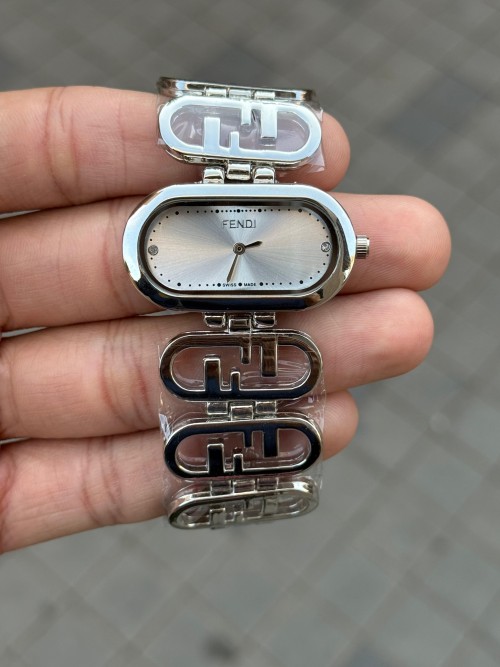 Fend I O Lock Oval Bracelet Womens