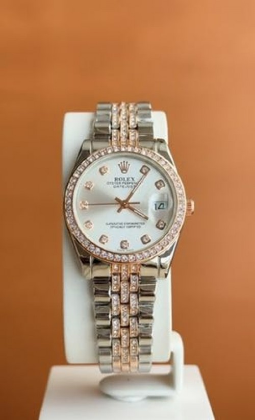 Rolex Date Just For Her White Dial