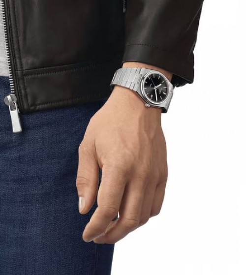 Alternative view of TISSOT PRX SILVER BLACK