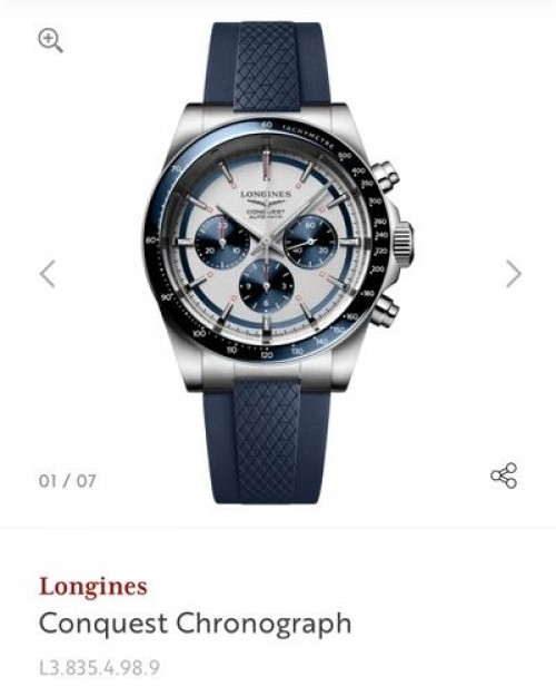 Longines Conquest Chronograph Blue Automatic