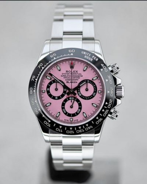 Rolex Daytona Blaken Custom Pink Dial