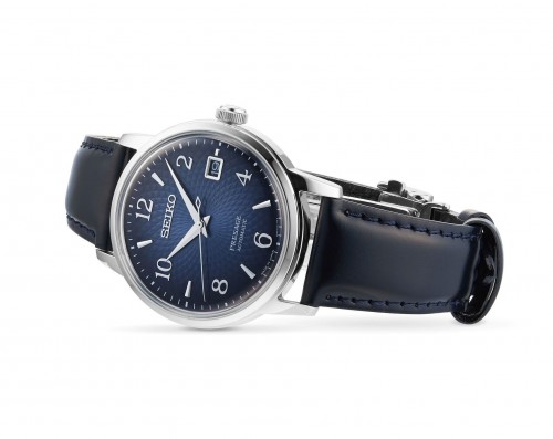 Alternative view of Seiko Persage Blue Leather SRPE43J1 Automatic