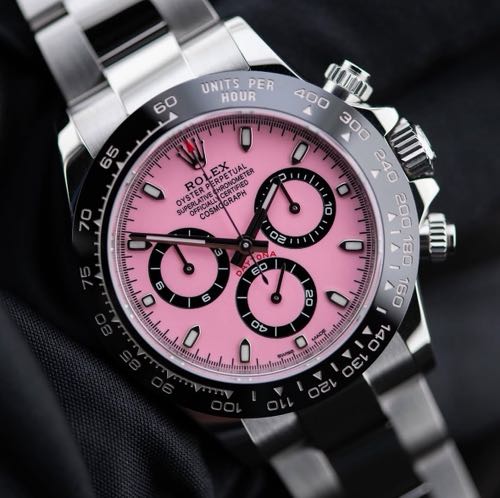 ROLEX Daytona Blaken Custom Pink Dial