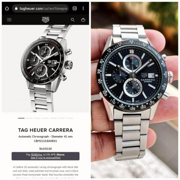 Tag Heuer Carrera Chronograph Heavy Quartz AAA Japan