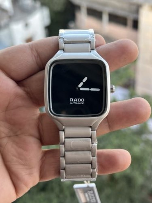 RADO SQUARE SILVER BLACK NEW N