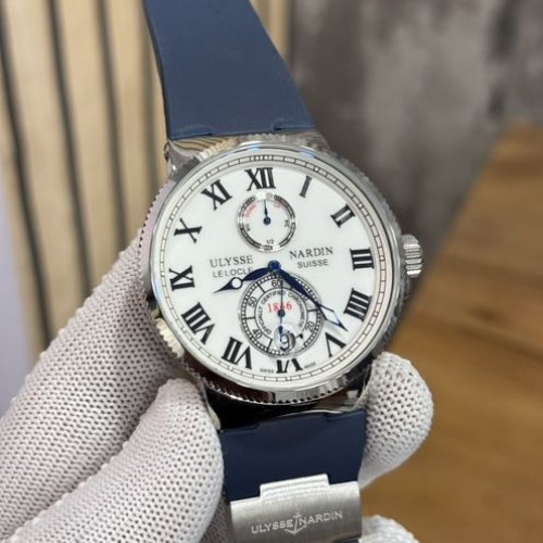 Ulysse Nardin Marine Chronometer Blue Silver White