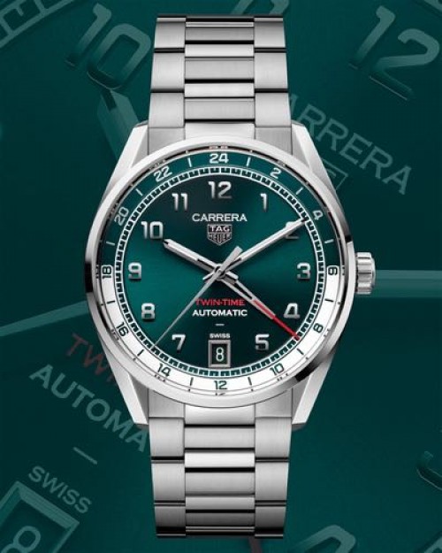 TAG HEUER CARRERA DATE TWIN TIME