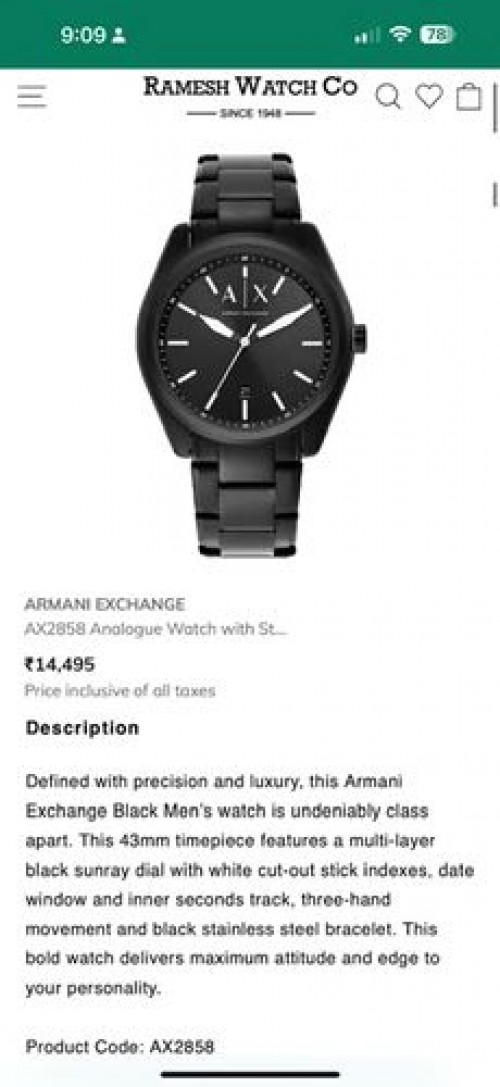 Armani Exchange AX2858