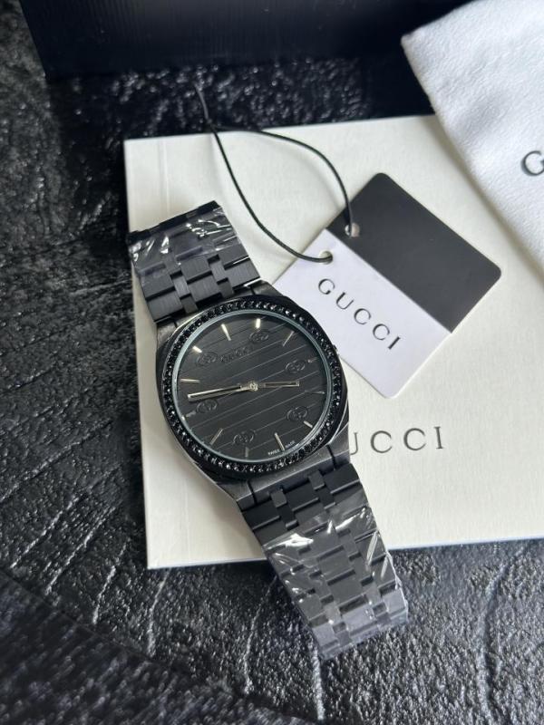 Alternative view of Gucc I 25H Premium GG Print Watch