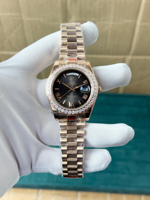 Alternative view of Rolexx DayDate Rose Gold Ombre Diamond Zr Yz