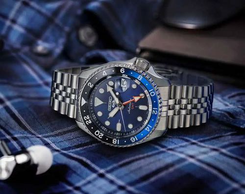 Seiko 5 Sports Blueberry GMT SKX Re Interpretation SSK003K1 Authentic Quality
