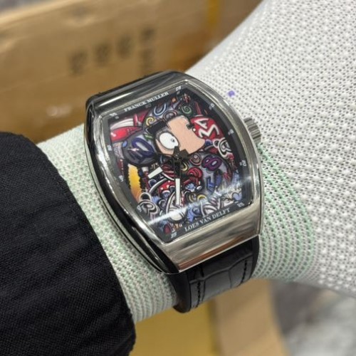 Franck Muller Vanguard V45 Loes Van Delft Black Silver