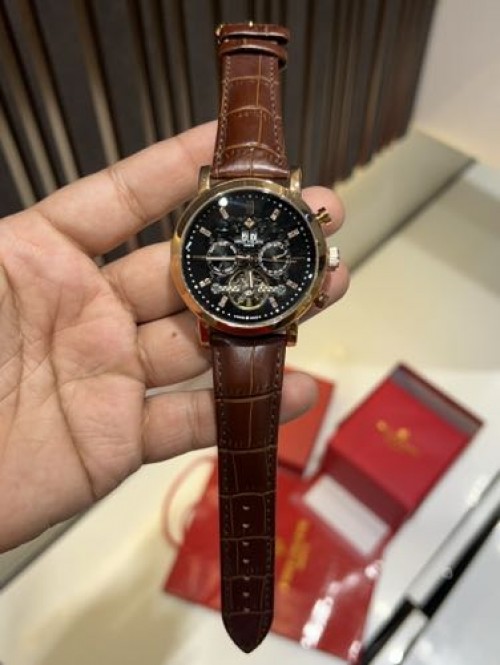 PATEK PHILIPPE LEATHER BELT AUTOMATIC