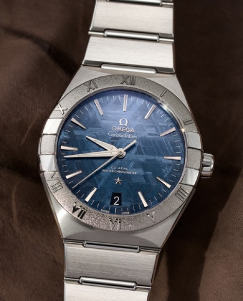 Omega Constellation Meteorite Edition Blue Dial