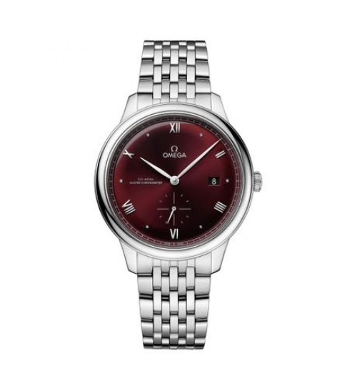 Omega De Ville Prestige Silver Red