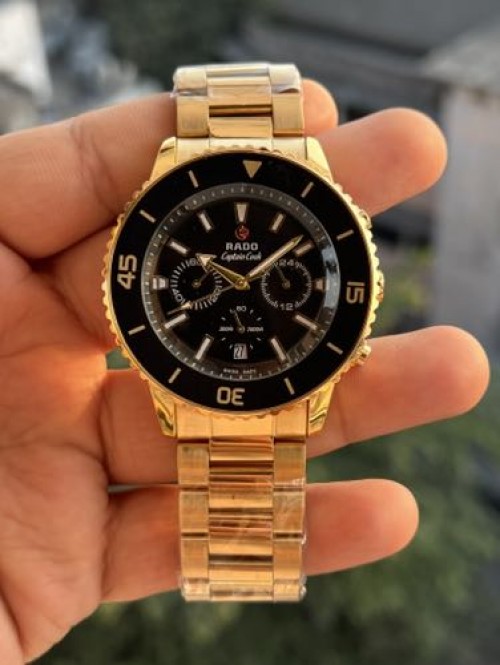 RADO CAPTAIN COOK GOLD BLACK
