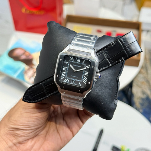 Cartier Santos With Extra Strap