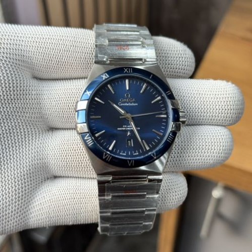 Omega Constellation Co Axial Blue Dial