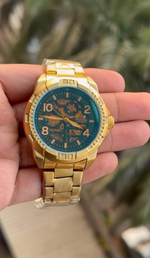 Alternative view of Fossil bronson me3218 automatic (gold)