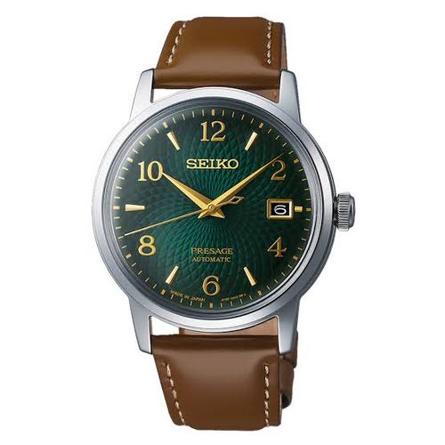 Seiko Presage Tan Green Premium Automatic